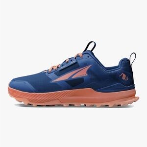 Altra Men's Navy Blue and Coral Trail Running Shoe